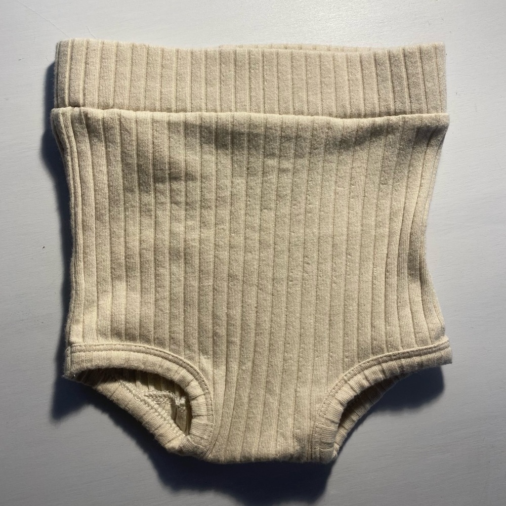 Kate Quinn Ribbed Bloomers Natural